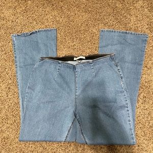 Plus size flare jeans